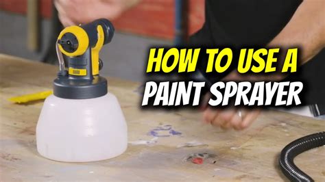 can you test a paint sprayer with water|how to maintain paint sprayer.